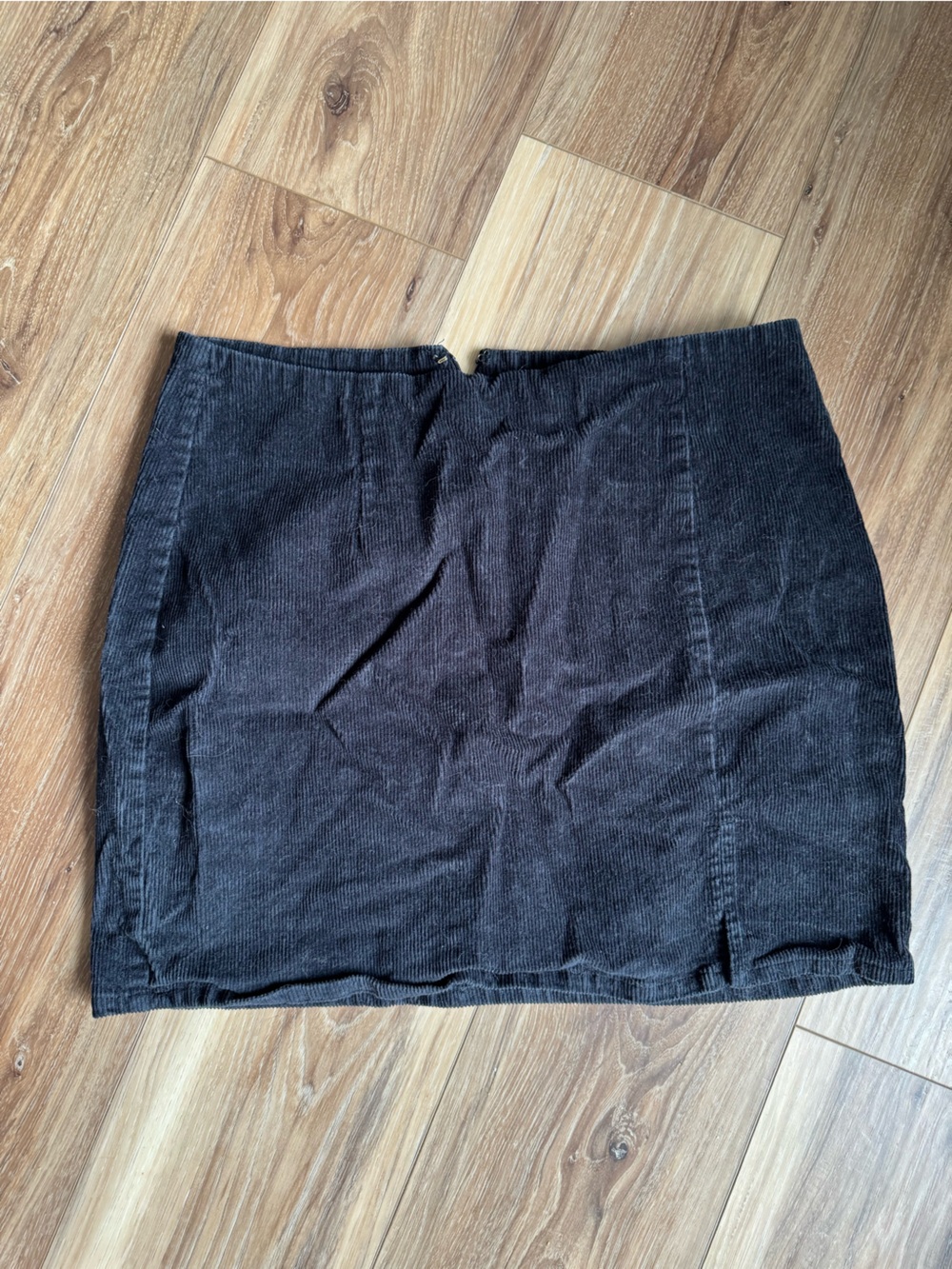 Aeropostale Black Corduroy Flat Front Shorts